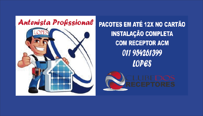 Instalação de Antena em São Paulo 011 954261399